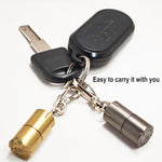 2 Pack Black Gold Keychain Peanut Lighter EDC Mini Waterproof Lighter for Fire Starter Survival Emergency Use Fluid Not Included | PrepWiseGear