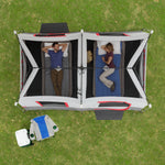 13' X 9' 8-Person Instant Cabin Tent with LED Lights, 36.9274 Lbs | PrepWiseGear
