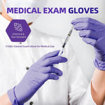 Nitrile Exam Gloves, Medical Ice Blue Gloves Disposable Latex Free Powder-Free for Exam, Food Prep Cleaning, Large Case of 1000, L | PrepWiseGear