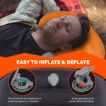 Compressible Inflatable Camping Pillow - Backpacking & Beach Use, Multiple Colors, Ergonomic Neck & Lumbar Support | PrepWiseGear
