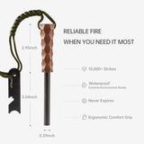 Customer photo of Ferro Rod Fire Starter Kit - Flint & Steel
