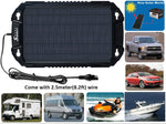 Car Battery Trickle Charger & Maintainer 12Volt 8W Solar Panel Power Charger Kit Portable Waterproof for Automotive RV Marine Boat Truck Motorcycle Trailer Tractor Powersports Snowmobile | PrepWiseGear