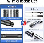 G2 Tactical Hiking Stick, Heavy-Duty 6-8 Section Adjustable Walking Staff for Men Women, Aerospace Aluminum Trekking Poles with Multi-Tool for Camping Wading Self Defense Overlanding | PrepWiseGear