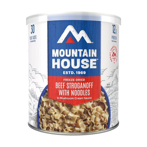 Beef Stroganoff with Noodles | Freeze Dried Survival & Emergency Food for Camping Hiking and Backpacking | #10 Can