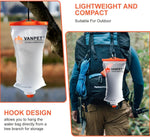 Upgrade Water Bag 2L Compatible with Sawyer Squeeze Water Filter, Durable TPU Material, BPA & PVC Free Squeeze Pouch, Collapsible Hydration Canteens for Camping Hiking Cycling (1 Pc) | PrepWiseGear