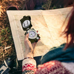 Compasses，Hiking Compass for Survival with ，Waterproof Durable and Pocket-Sizedtactical Survival Compass with Lanyard，Climbing Biking Exploring Geology, Outdoor Activities | PrepWiseGear