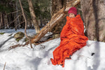 Survive Outdoors Longer 90% Emergency Bivvy - Comes with Survival Whistle & Tinder Paracord Drawstring - Add to Emergency Kit & Hiking Gear - Waterproof, Windproof & Tear-Resistant | PrepWiseGear