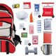 64-Piece Survival Backpack with Food & Water