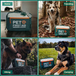 Bundle-Pet First Aid Kit, Emergency Medical Supplies for Dogs & Cats, Safety Essentials Pack with Thermometer+ | PrepWiseGear