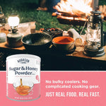Sugar and Honey Powder Mix Can Emergency Food Supply, 227 Servings, 30 Year Shelf Life - Dry Honey and Sugar Powder Blend Sweetener for Baking and Cooking | PrepWiseGear