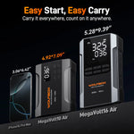 Car Jump Starter with Air Compressor, 2000A 150PSI Portable Car Battery Jump Box(5.0L Gas) with Digital Tire Inflator, 12V