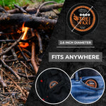 Tactiko Camping Fire Starter – Waterproof Survival Fire Starter for Wet Wood & Emergency Kits – 5 Minute Burn Time, 50 Uses, 60G – Lightweight Campfire Accessory for Hiking & Backpacking | PrepWiseGear