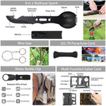 142Pcs Survival Kit, Professional Survival Equipment with Molle Pouch Camping... | PrepWiseGear