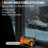 Customer photo of Hand Crank NOAA Emergency Radio - 3 Cables