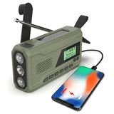 Customer photo of Solar Hand Crank Bluetooth Radio with Flashlight