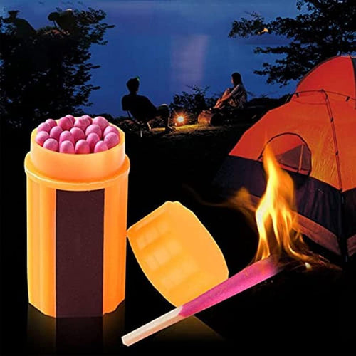 Waterproof Matches, Fire Starter Survival Kit, Stormproof Matches for Camping, Emergency Matches Waterproof with Case for Hiking Camping Outdoor Survival