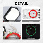 Compass Hiking Survival, Wilderness Survival Compass for Kids- Magnetic Gear Set Navigation Map- Backpacking Camping Hunting Survival | PrepWiseGear