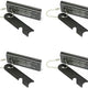 Magnesium Flint Fire Starter with Striker - 4 Pack