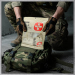 11Pcs IFAK Trauma Kit, First Aid Kit Refill Supplies with Non-Vented Chest Seal, 6" Emergency Trauma Bandage & Compressed Gauze, Tactical Trauma Medical Supplies for Combat Wound Care | PrepWiseGear