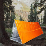 Waterproof Emergency Tent 2 Person Tent Survival Shelter Ultralight Survival Emergency Insulated Blanket for Camping Hiking, Orange | PrepWiseGear