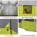 Core 9 Person Instant Cabin Tent - 14' X 9', Green (40008) | PrepWiseGear