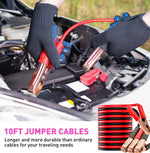 Car Roadside Emergency Kit with Jumper Cables, Car First Aid Kit Emergency Kit for Vehicles, Car Safety Roadside Assistance Kit Headlamp, Tow Straps, Gloves, Essential Car Accessories for Men, Women | PrepWiseGear