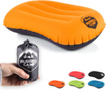 Compressible Inflatable Camping Pillow - Backpacking & Beach Use, Multiple Colors, Ergonomic Neck & Lumbar Support | PrepWiseGear