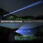 Super-Bright 90000LM LED Tactical Flashlight with Rechargeable Battery