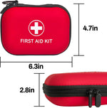 138 Pcs Mini First Aid Kit Travel Size, TSA Approved Small First Aid Kit for Car, Hiking & Home, Compact Travel Medicine Kit, Med Kit | PrepWiseGear