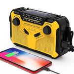 Multifunctional Radio Hand Crank Solar USB FM/ AM Radio Emergency Flashlight Power Bank High Quality 4000Mah Power Bank Radio | PrepWiseGear