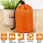 2 Pack Emergency Sleeping Bag, Mylar Emergency Blanket, Waterproof Lightweight Survival Shelter Blanket, Portable Survival Thermal Bivy Sack for Outdoor Camping Hiking Adventure | PrepWiseGear