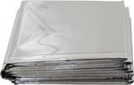 Emergency Mylar Blanket Pack of 25 Lightweight Thermal Reflective Survival Blanket First Aid Disaster Preparedness Camping Vehicle Bug Out Bag Emergency Supply Gear