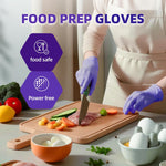 Nitrile Exam Gloves, Medical Ice Blue Gloves Disposable Latex Free Powder-Free for Exam, Food Prep Cleaning, Large Case of 1000, L | PrepWiseGear