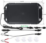 Car Battery Trickle Charger & Maintainer 12Volt 8W Solar Panel Power Charger Kit Portable Waterproof for Automotive RV Marine Boat Truck Motorcycle Trailer Tractor Powersports Snowmobile | PrepWiseGear