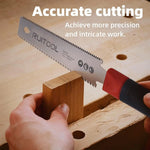 1PC Japanese Pull Saw 3-Edge Teeth Hand Saw SK5 Flexible Blade Non-Slip Handle Wood Saw Folding Saw for Woodworking Tools