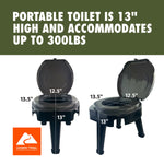 Folding Portable Toilet | PrepWiseGear