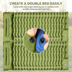 Camping Sleeping Pad Extra Thick Durable Camping Inflatable Mat with Air Pillow for Backpacking Hiking Traveling | PrepWiseGear