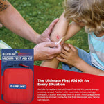First My Family All-In-One Premium 2-Person Emergency Survival Kit | Hurricane & Earthquake Preparedness Supplies | Disaster Backpack with 72-Hour Survival Gear, First Aid, and More | PrepWiseGear