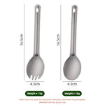 Titanium Camping Spork Spoon Portable Lightweight Outdoor Utensil for Picnic Camping Hiking Camping Equipment