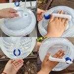 5/10/15L Portable Collapsible Bucket Emergency Water Storage Collapsible Tank Outdoor Camping Hiking Vehicle | PrepWiseGear