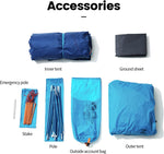 Camping Tents 2 Person, Lightweight Backpacking Tent for Hiking and Biking, Waterproof, Packs Light and Compact 4.2Lb | PrepWiseGear