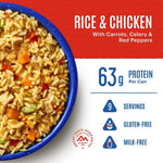 Rice & Chicken #10 Can | Freeze Dried Survival & Emergency Food | Gluten-Free | 9 Servings | PrepWiseGear