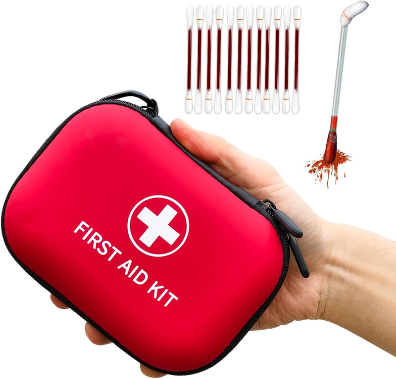 138 Pcs Mini First Aid Kit Travel Size, TSA Approved Small First Aid Kit for Car, Hiking & Home, Compact Travel Medicine Kit, Med Kit | PrepWiseGear