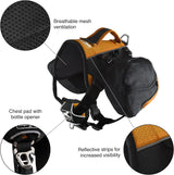 Customer photo of Dog Backpack Saddlebag - Adjustable for Hiking
