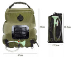 Portable Outdoor Camping Shower - 5 Gallon/20 Liter Camp Solar Shower Bag | PrepWiseGear