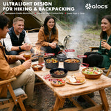 Customer photo of Compact Camping Cookware Set with Carry Bag