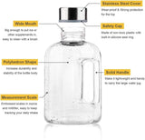 Customer photo of Half Gallon Water Bottle with Handle BPA Free Sports Water