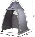 Privy Bivy Privacy Tent - Windproof, Portable Shelter for Camping Toilets & Changing Room - 6′ 8″ of Interior Height - Easy Setup - Pop-Up Pod with Window for Camping, Beach & Tailgates | PrepWiseGear