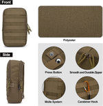 25L Tactical Backpack + Molle Tactical Utility Pouch | PrepWiseGear