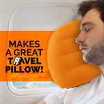 Compressible Inflatable Camping Pillow - Backpacking & Beach Use, Multiple Colors, Ergonomic Neck & Lumbar Support | PrepWiseGear